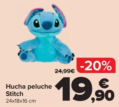 Hucha Peluche Stitch
