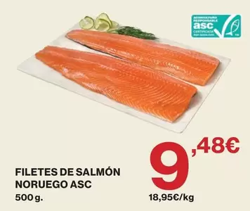 Filetes De Salmon Noruego Asc
