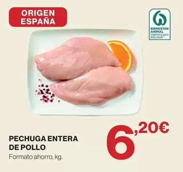 origen - Pechuga Entera De Pollo