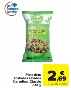 carrefour - Pistachos Tostados Salados Classic