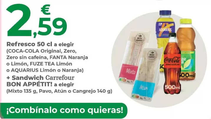 Coca-Cola - Refresco 50 Cl A Elegir