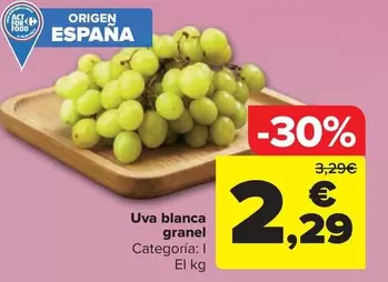 origen - Uva blanca granel