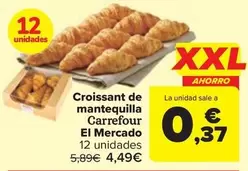 carrefour - Croissant De Mantequilla