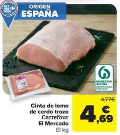 carrefour - Cinta De Lomo De Cerdo Trozo
