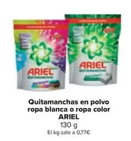 Ariel - Quitamanchas En Polvo Ropa Blanca O Ropa Color