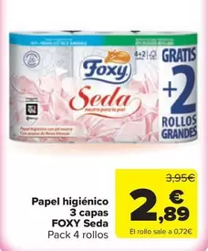 Foxy - Papel Higiénico 3 Capas