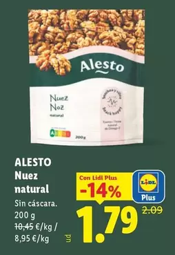Alesto - Nuez Natural