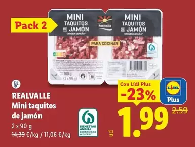 Realvalle - Mini Taquitos De Jamon
