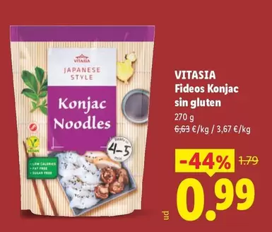 Vitasia - Fideos Konjac Sin Gluten