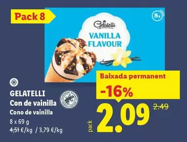 Gelatelli - Con De Vainilla