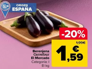 Carrefour El Mercado - Berenjena