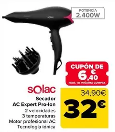 Solac - Secador Ac Expert Pro-ion