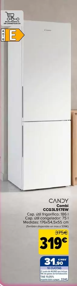 Candy - Combi CCG3L517EW