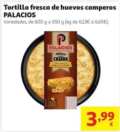 Palacios - Tortilla Fresca De Huevos Camperos
