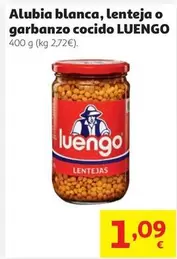 Luengo - Alubia Blanca, Lentejas O Garbanzo Cocido