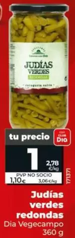 Dia Vegecampo - Judias Verdes Redondas 