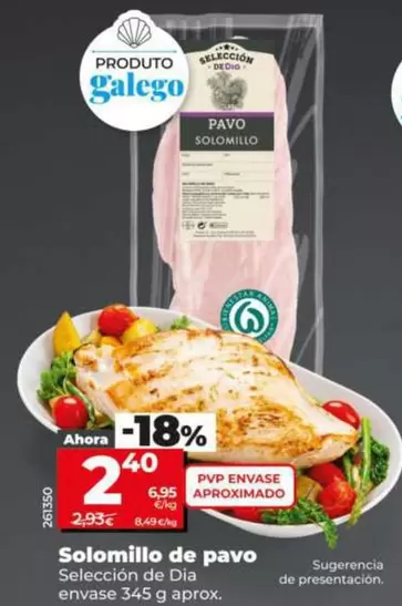 Seleccion De Dia - Solomillo De Pavo