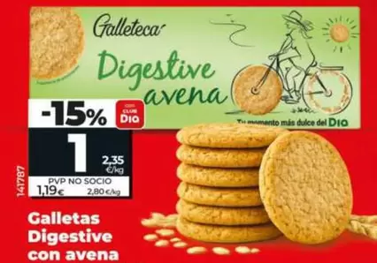 Dia Galleteca - Galletas Digestive Con Avena