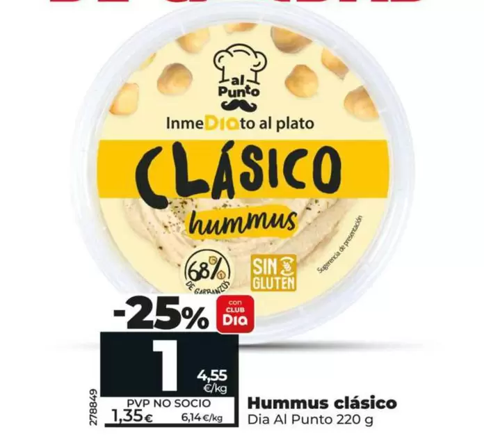 Dia Al Punto - Hummus Clasico