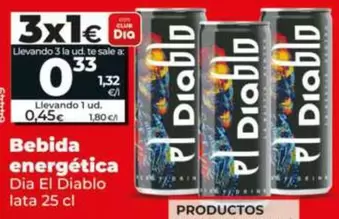 Dia El Diablo - Bebida Energética