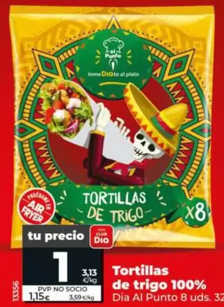 Dia Al Punto - Tortillas De Trigo 100%