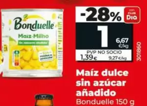 Bonduelle - Maíz Dulce Sin Azucar Anadido 