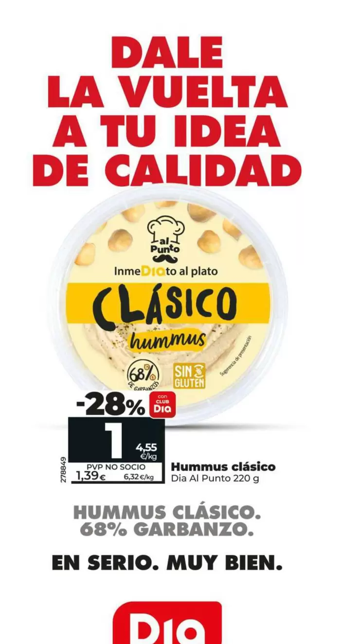 Dia Al Punto - Hummus Clasico