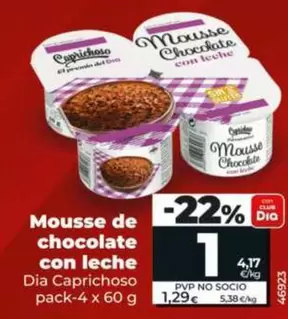 Dia Caprichoso - Mousse De Chocolate Con Leche