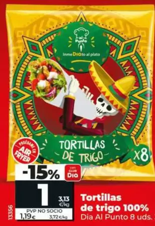 Dia Al Punto - Tortillas De Trigo 100%
