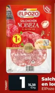 Elpozo - Salchichón Nobleza En Lonchas