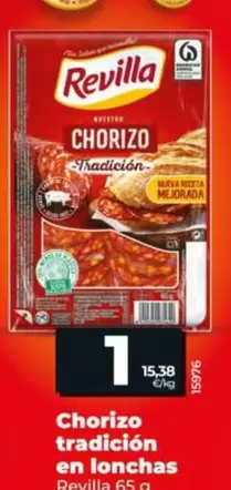 Revilla - Chorizo Tradicion En Lonchas