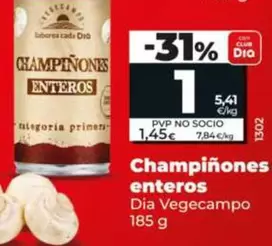Dia Vegecampo - Champinones Enteros