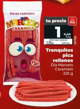 Dia Marcelo Caramelo - Tronquitos Pica Rellenos