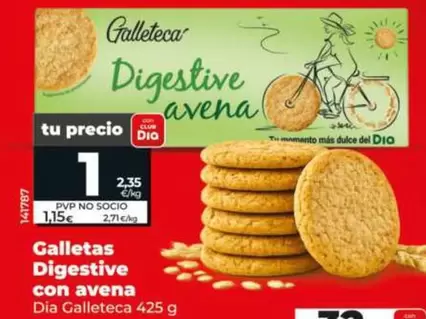 Dia Galleteca - Galletas Digestive Con Avena