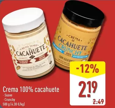 Crema 100% Cacahuete