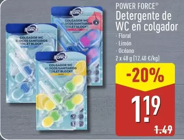 Power Force - Detergente De Wc En Colgador