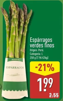 Esparragos Verdes Finos