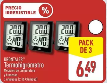 Krontaler - Termohigrometro