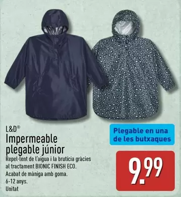 L&D - Impermeable Plegable Júnior