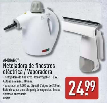 Ambiano - Netejadora De Finestres Electrica / Vaporadora