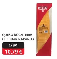 Bocatería - Queso Cheddar Naran