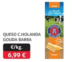 Castillo - Queso C.holanda Gouda Barra