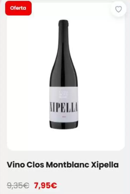 Montblanc - Vino Clos Xipella