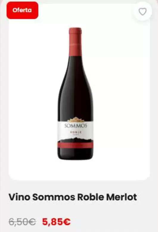 Vino Sommos Roble Merlot