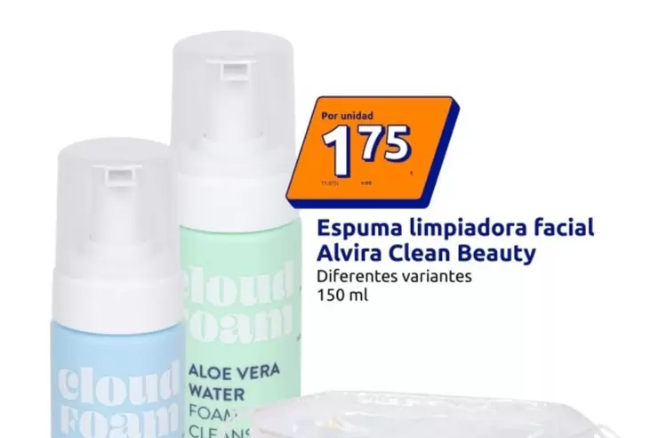 Alvira Clean Beauty - Espuma Limpiadora Facial