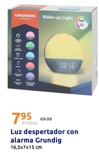Grundig - Luz Despertador Con Alarma