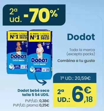Dodot - Bebe Seco Talla 5