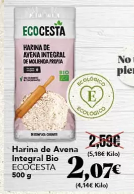 Ecocesta - Harina De Avena Integral Bio
