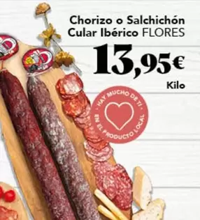 Chorizo O Salchichon Cular Iberico