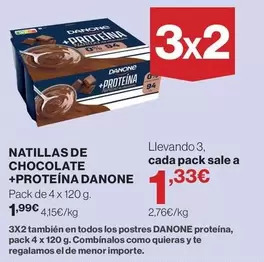 Danone - Natillas De Chocolate + Proteina